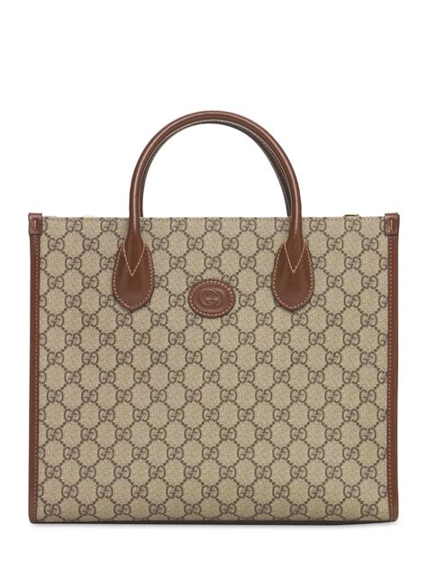 portafogli gucci supreme|Medium GG tote in black GG Supreme canvas .